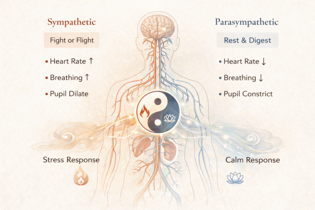 Autonomic nervous system balance between sympathetic and parasympathetic activity with yin yang concept in korean medicine neuropsychiatry
