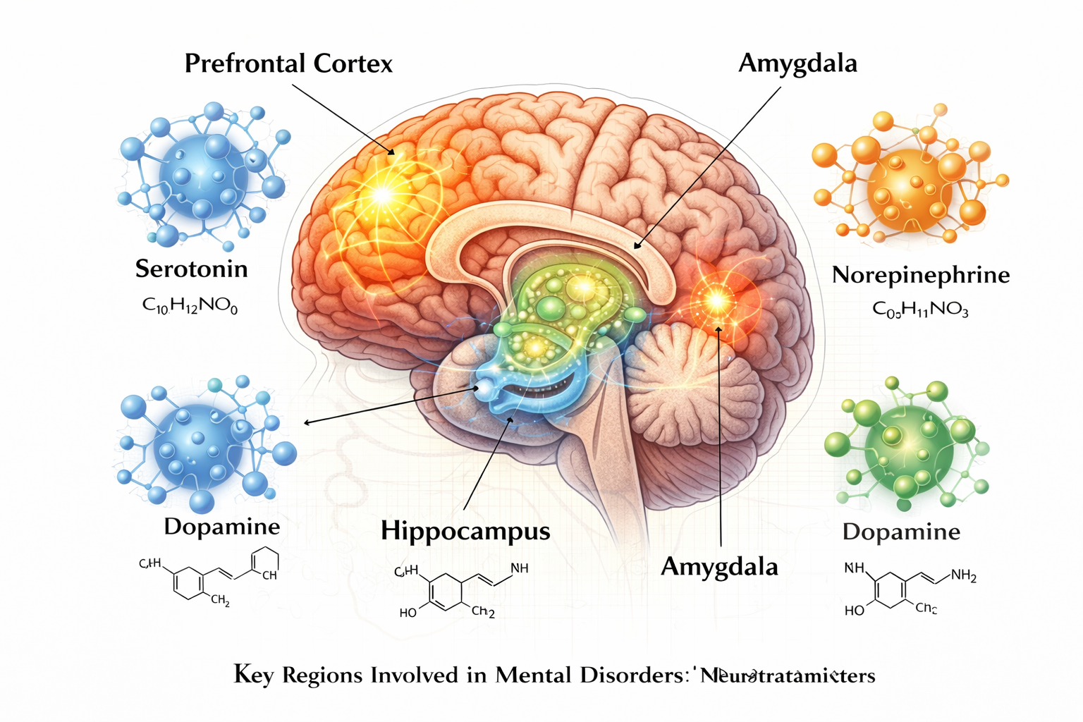 Neurobiological structures and neurotransmitter systems associated with mental disorders in korean neuropsychiatry association