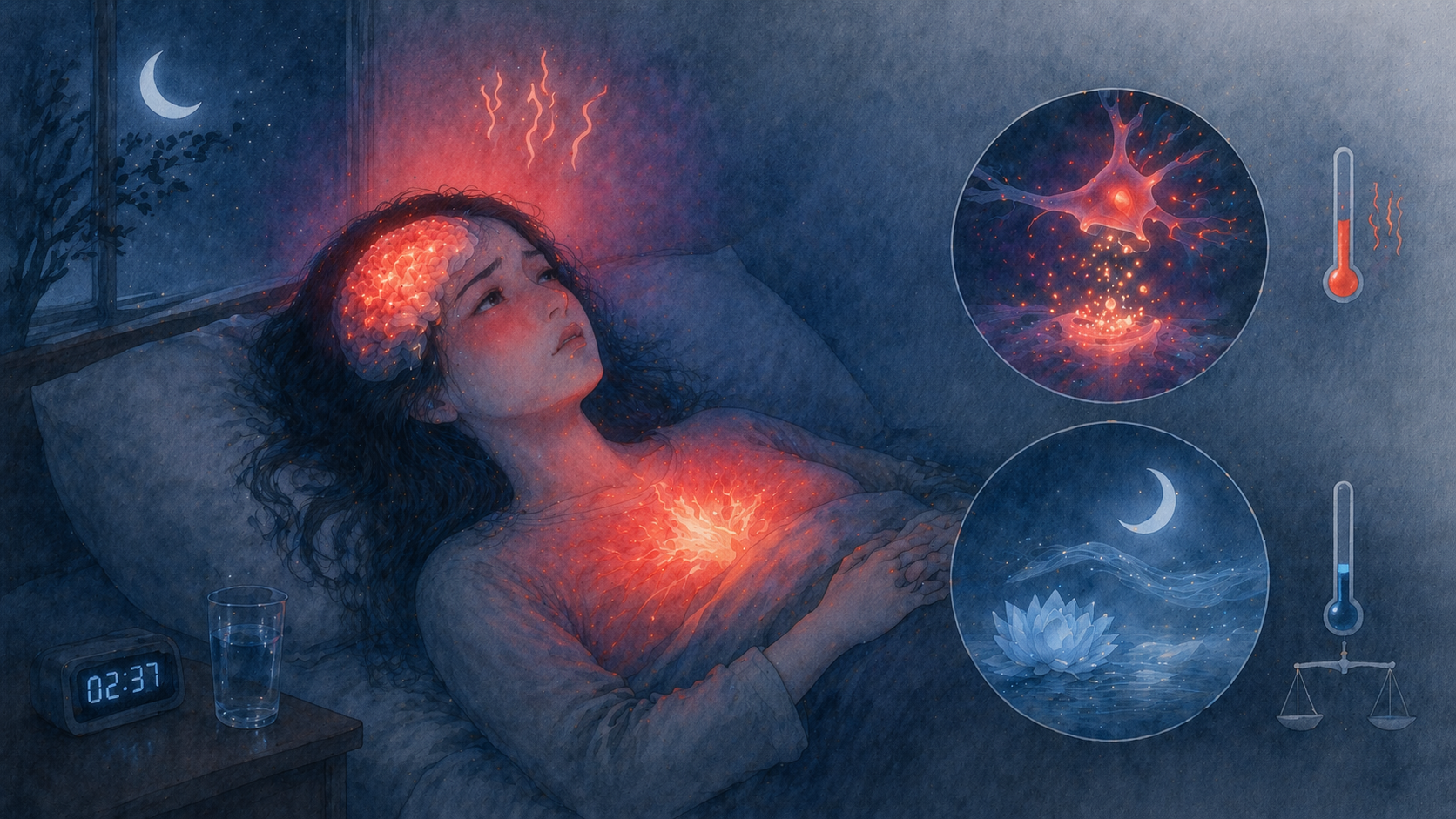 Illustration of yin deficiency associated with hyperarousal and insomnia in korean medicine psychiatric disorders