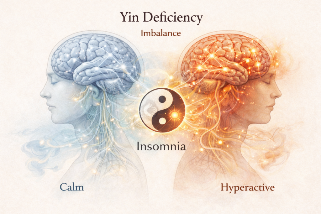 Yin deficiency and hyperarousal state represented by insomnia and brain overactivity in korean medicine neuropsychiatry
