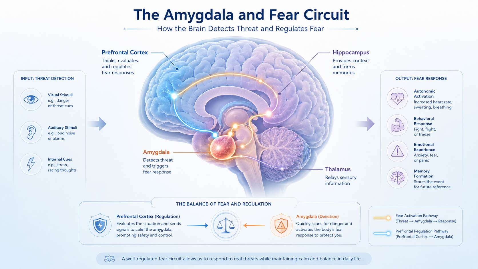 panic disorder stress response and amygdala fear circuit