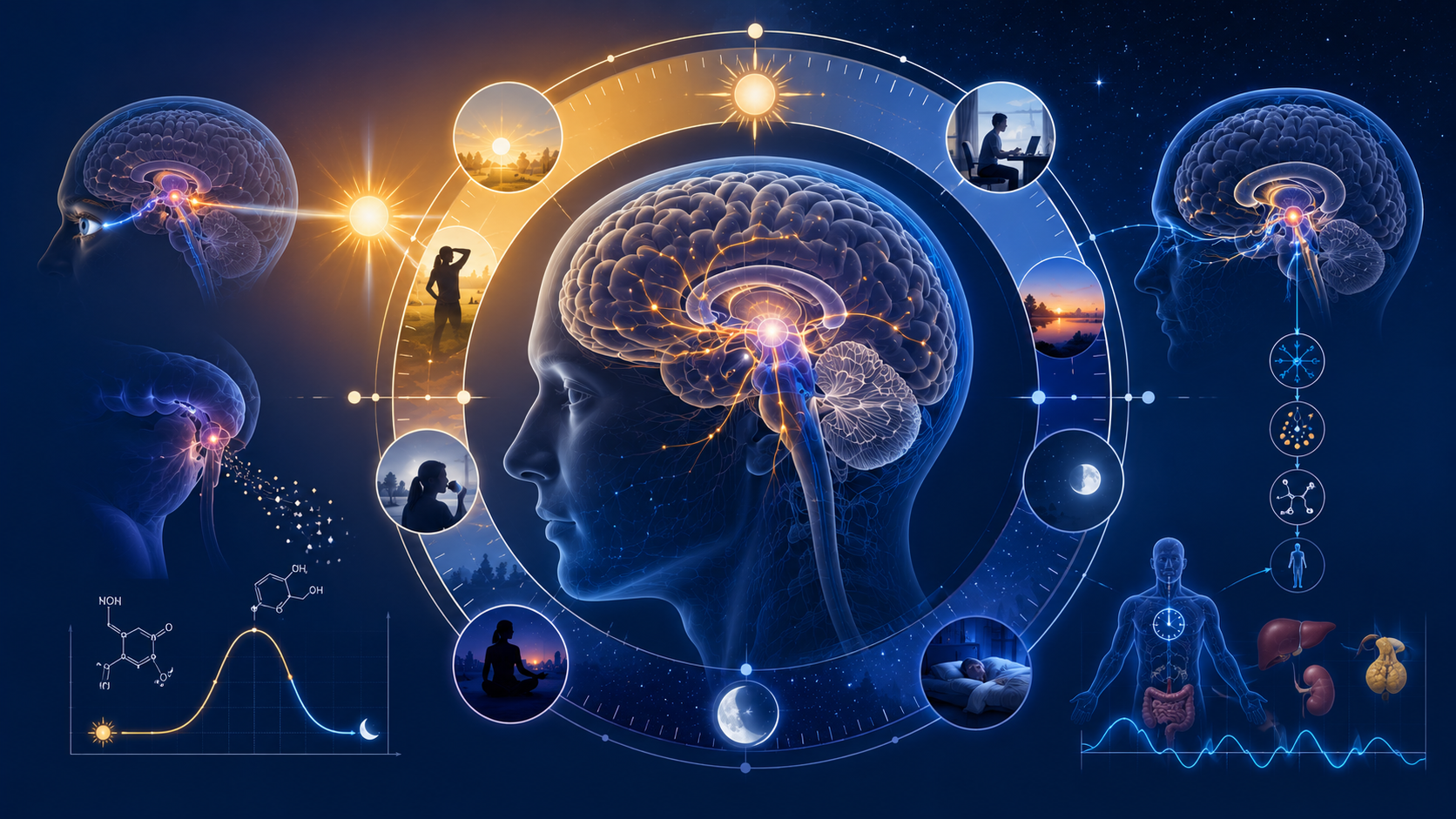 Insomnia sleep regulation circadian rhythm and biological clock mechanisms.