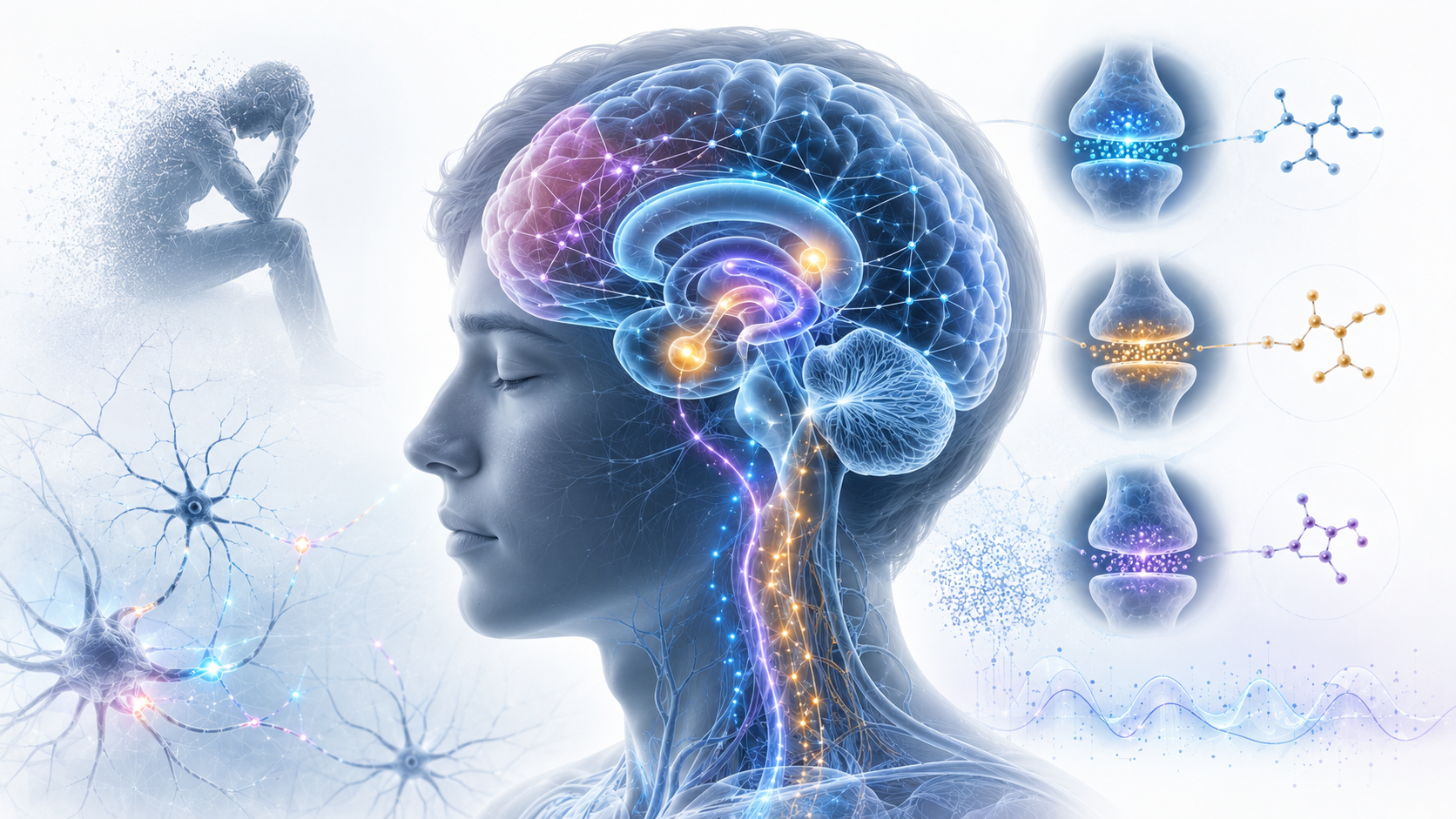 Depression HPA axis brain circuits involving amygdala hippocampus and prefrontal cortex