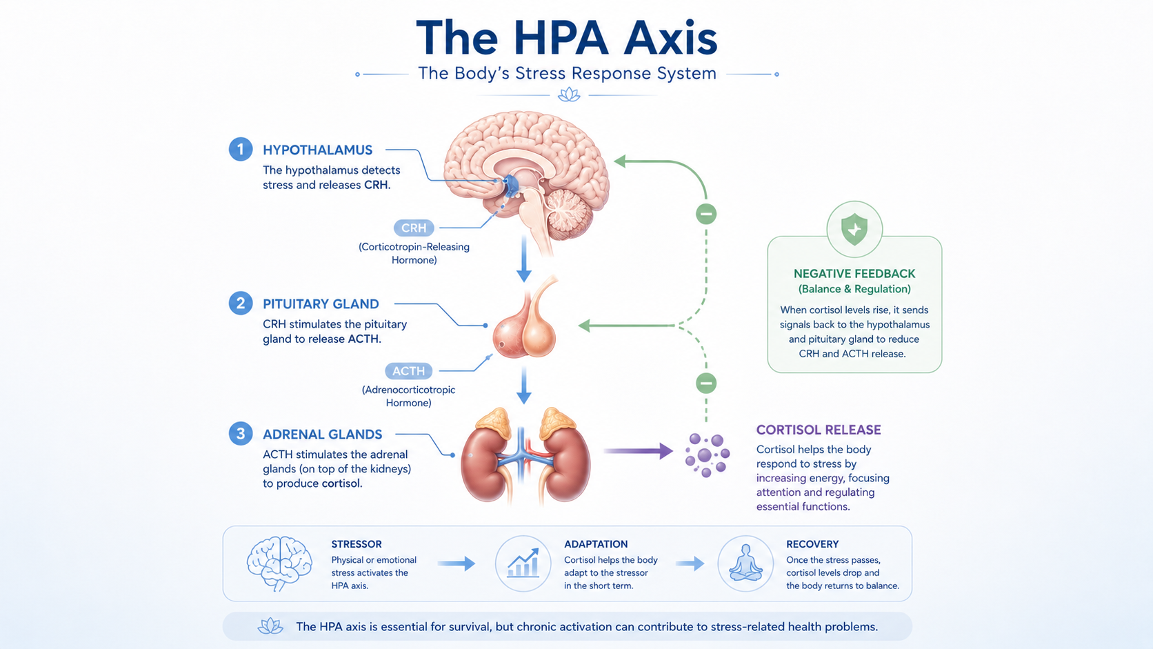 panic disorder stress response and HPA axis