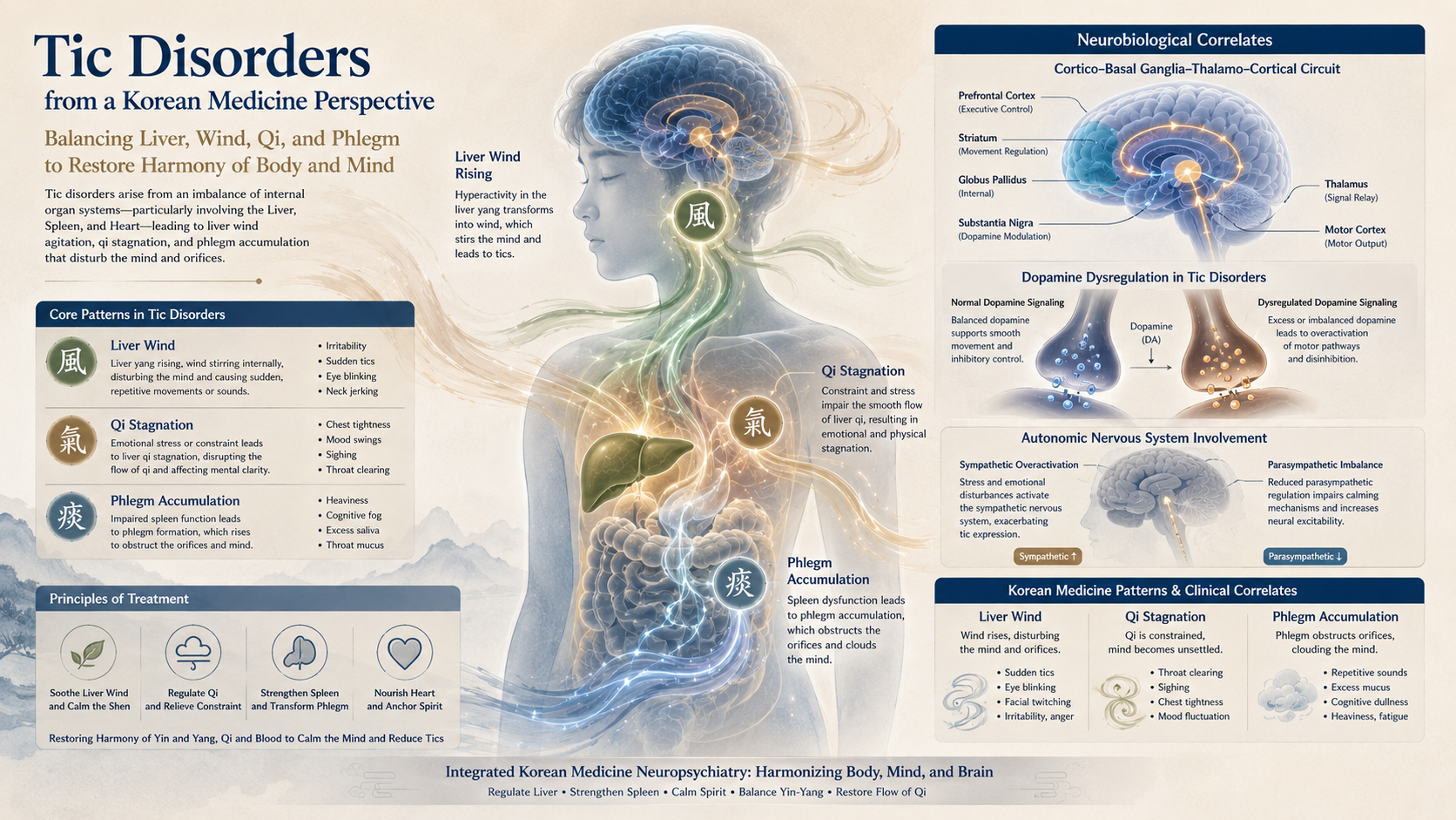 Korean medicine interpretation of tic disorders with liver wind and qi imbalance