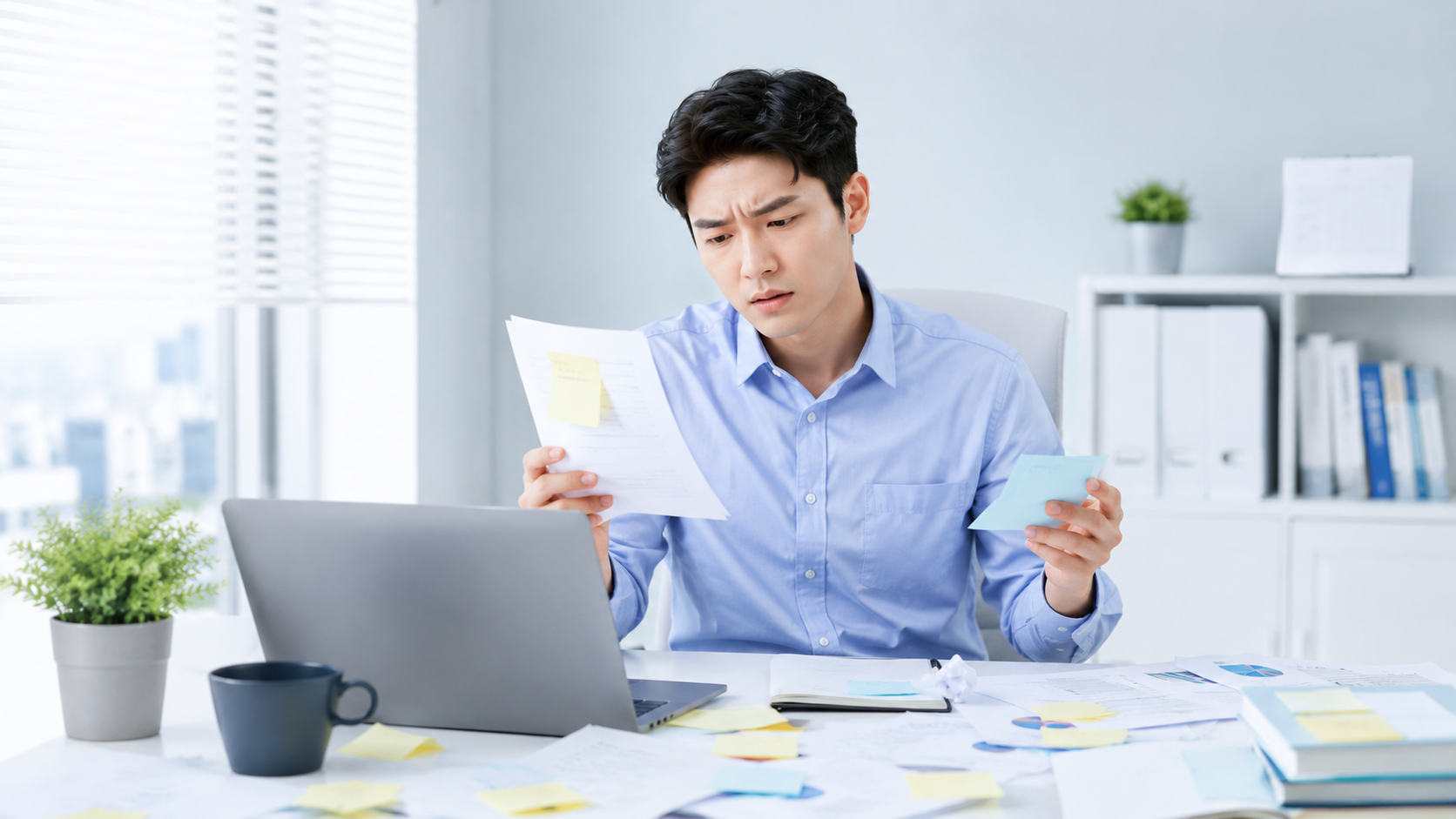 ADHD 원인과 주의력 저하를 설명하는 이미지