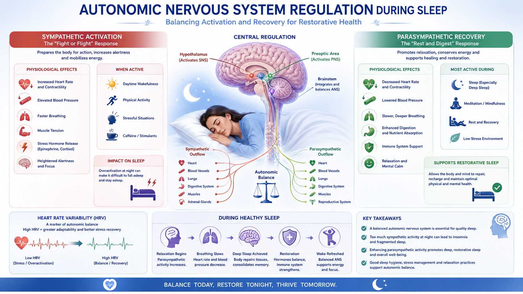 Autonomic nervous system changes in insomnia neurophysiology