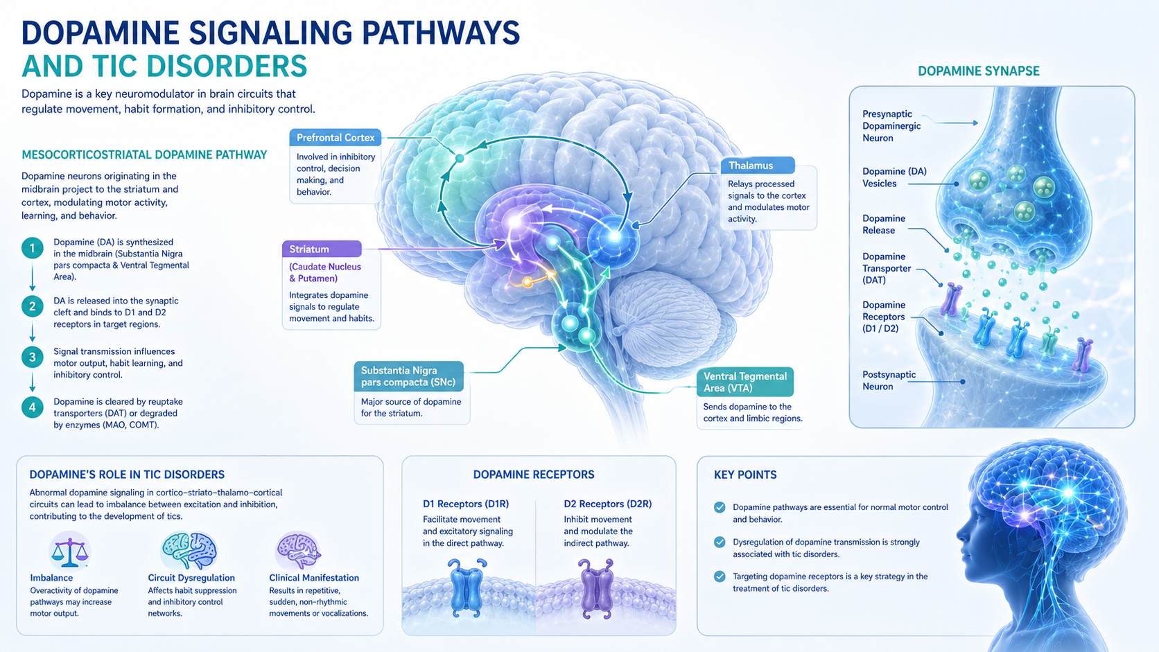 tic disorder neurodevelopment dopamine regulation