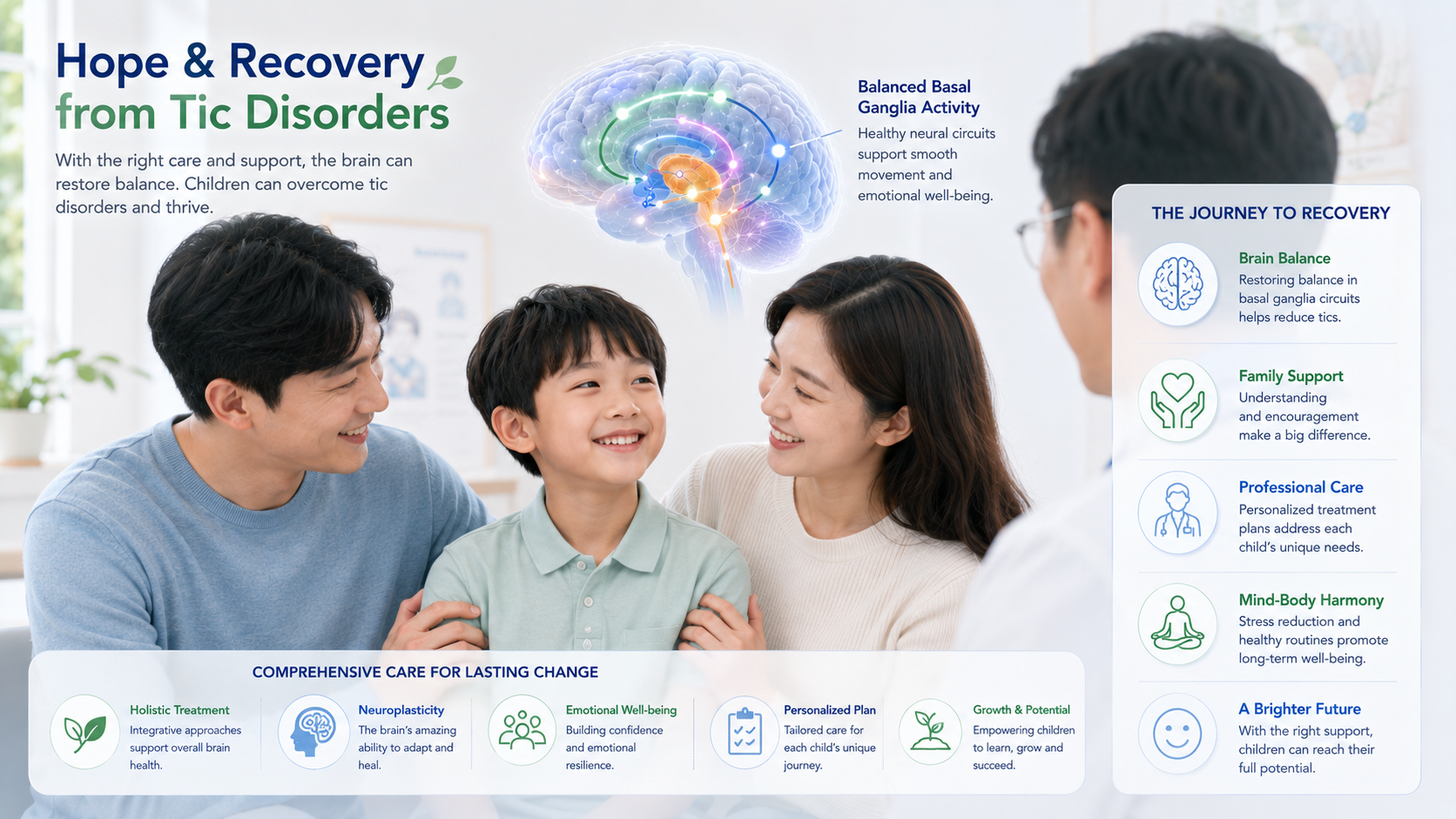 tic disorder basal ganglia recovery and nervous system regulation