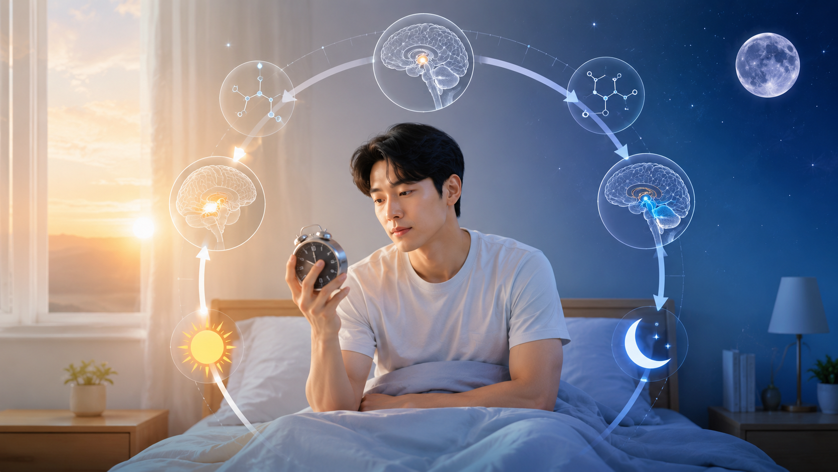 불면증 신경기전과 멜라토닌 생체리듬