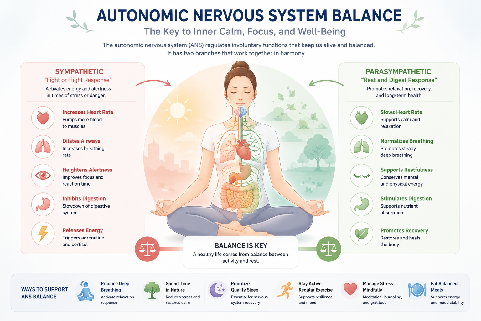 Autonomic nervous system regulation related to ADHD symptoms