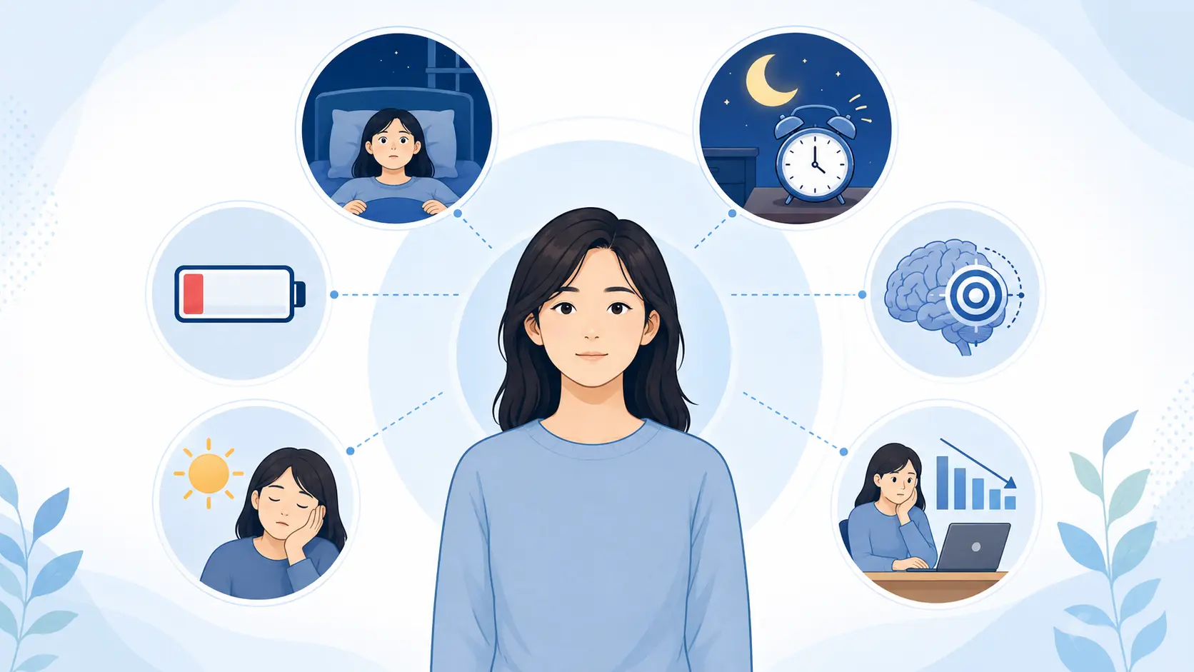 Clinical symptoms and daytime effects associated with insomnia autonomic balance