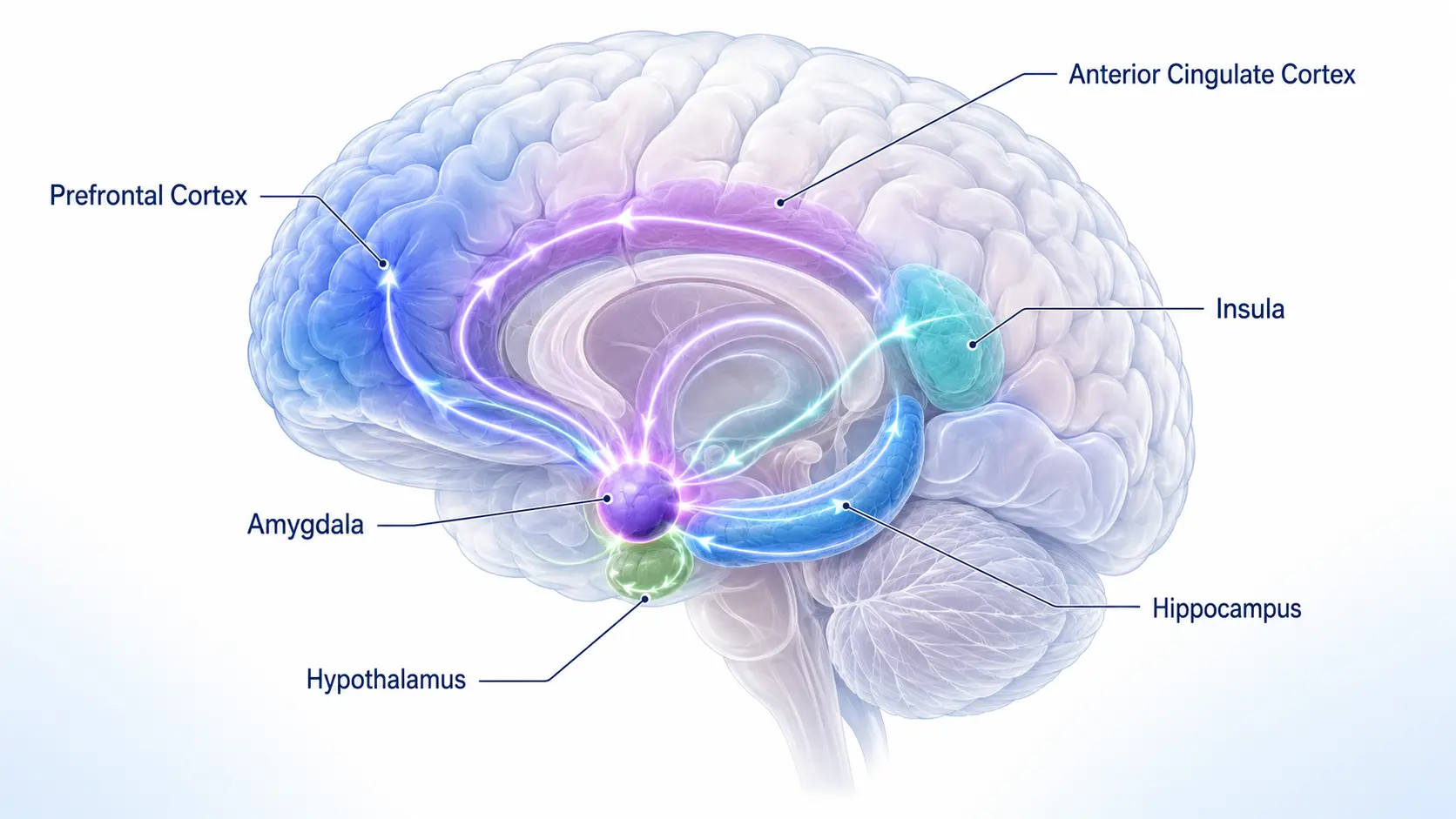 Amygdala and fear circuit mechanisms associated with panic disorder autonomic hyperarousal