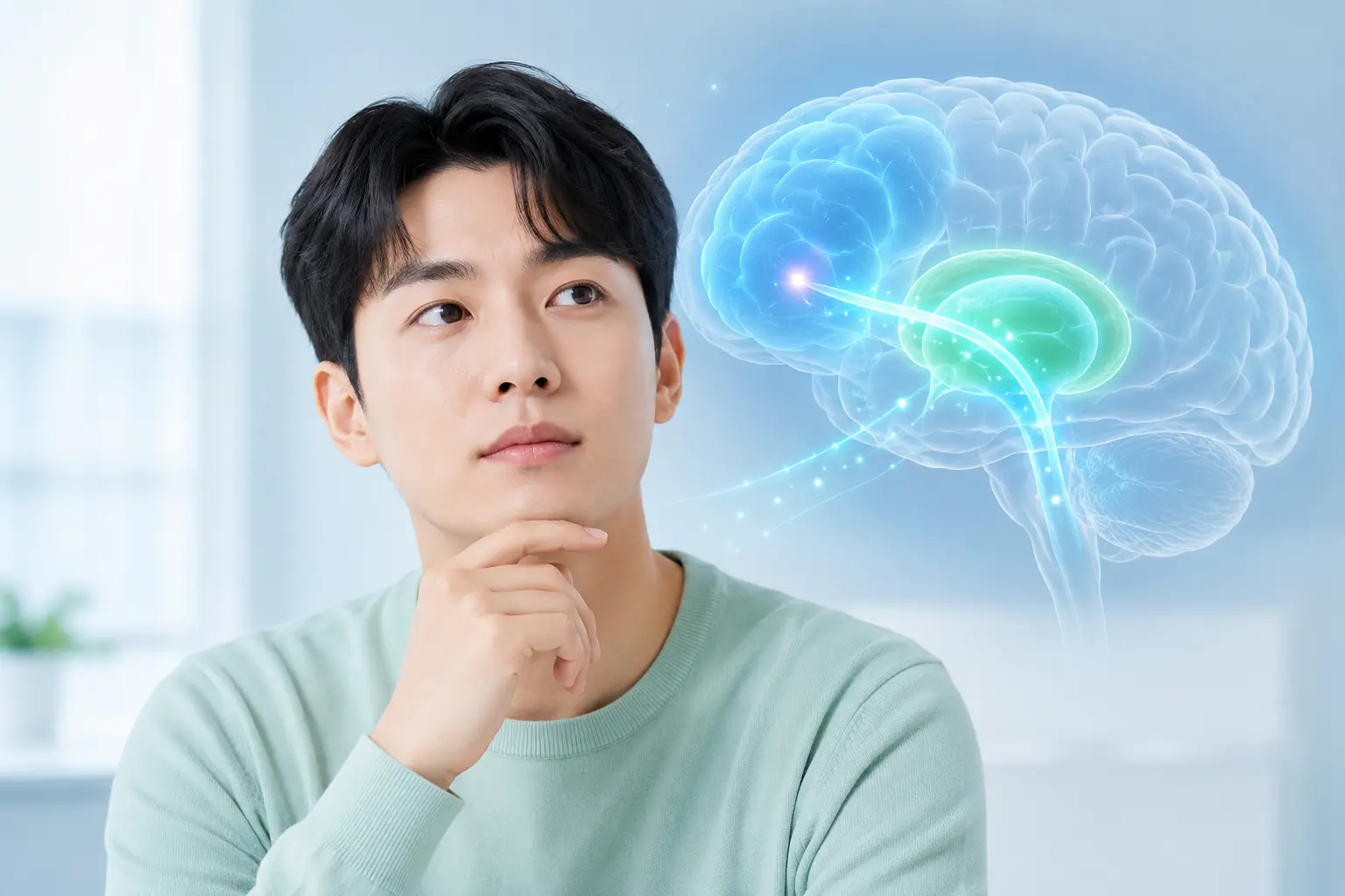 ADHD 도파민과 전두선조체 신경회로를 표현한 한국인 성인