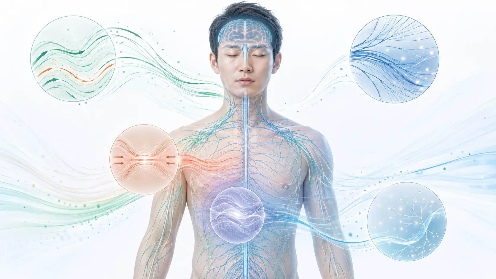 Korean medicine explanation of tic disorder autonomic response including liver wind, qi stagnation, and phlegm accumulation