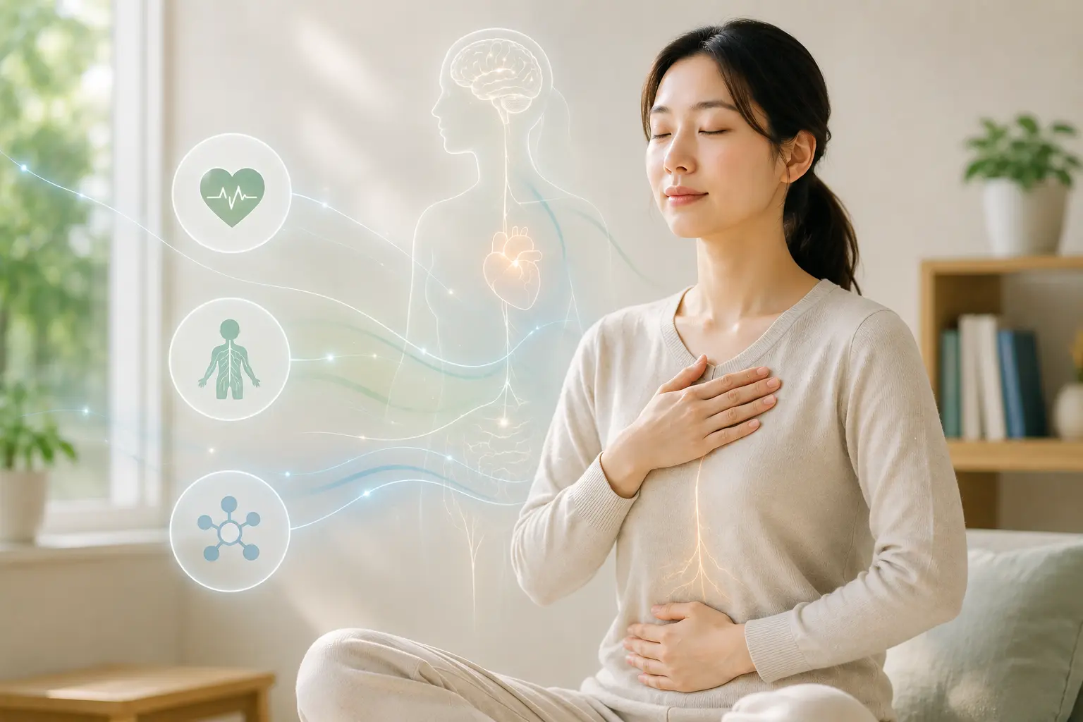 Depression Korean Medicine Pathology showing neural regulation and Korean medicine patterns