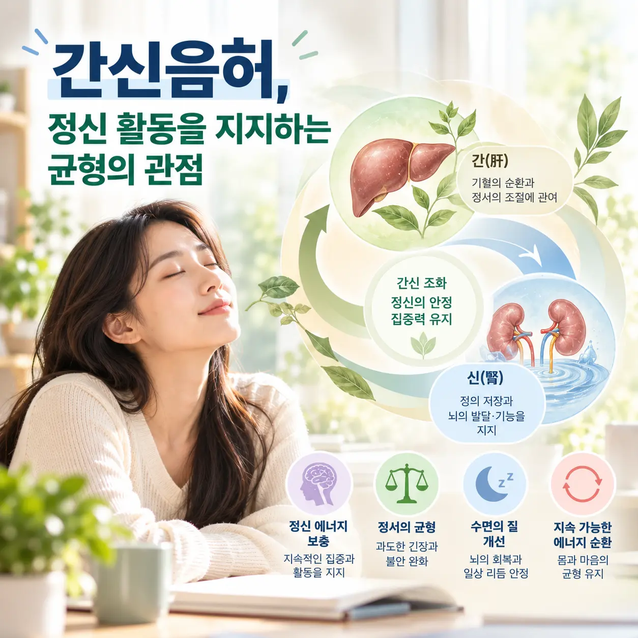 ADHD 한의학 병리 간신음허와 신체 회복 및 주의 조절의 관계