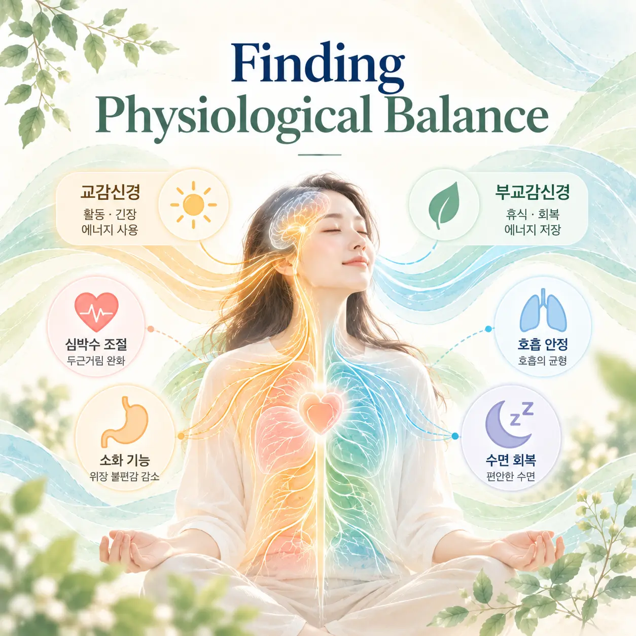 우울증에서 교감신경과 부교감신경의 자율신경계 균형